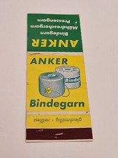 Streichholzheftchen, Anker Bindegarn, Mähdreschergarn, Pressengarn