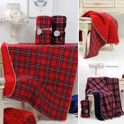Große tartan sherpa flanell - tartan,
