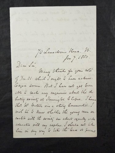 Selten signierter brief - signierter, von