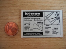 Reklame Werbeanzeige iso therm