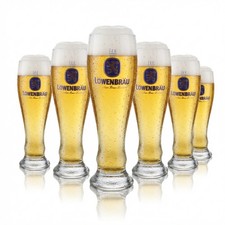 6x Löwenbräu Glas 0,5l