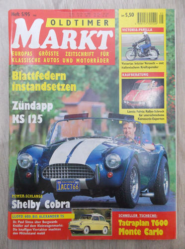 Oldtimer markt mai 1995 - mai,