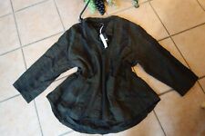 LISSMORE Tunika 50 52 54 EG NEU khaki braun 75 % Wolle Taschen LAGENLOOK