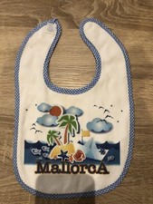 Baby Ausstattung * Lätzchen * Mallorca * Latztuch * Babylätzchen * Neuwertig * 