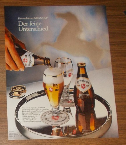 Seltene werbung herrenhäuser - seltene,