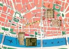 Budapest Hungar Hotels mit Stadtplan