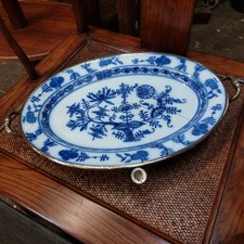 Warmhalte,-Servierplatte Stövchen Pozellan