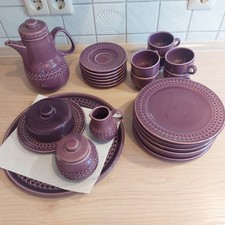 Kaffee Service In Lila Eine Rarität Ca. 70 Jahre Alt Ohne Beschädigungen