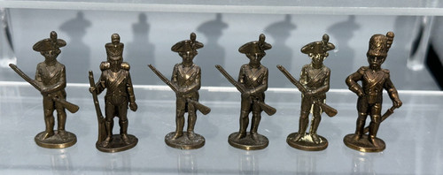 Komplettsatz metallfiguren aus - komplettsatz,