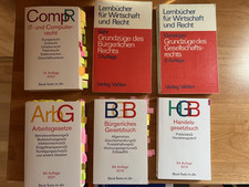 Gesetze BGB, HGB, ArbG, CompR, Gesellschaftsrechtsunterlagen (inkl 2 Kommentare)