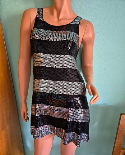 Pailletten kleid xs v - pailletten-kleid,