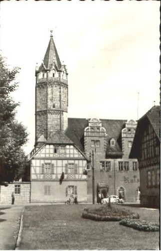 Stadtilm rathaus 1961 - rathaus, o