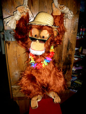 Stoff-Tier, Spiel-Affe, großer Deko Affe, war nur zur Deko im Geschäft, Topteil