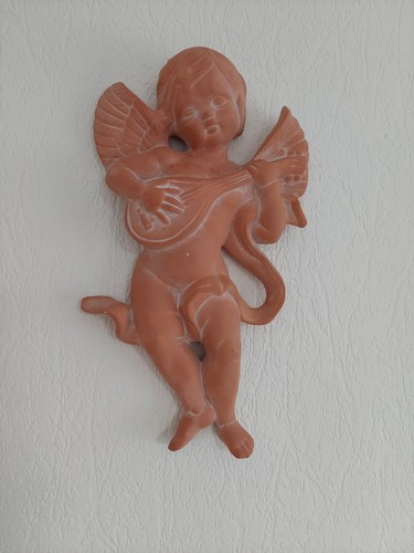 Engel mit instrument wanddeko - engel,