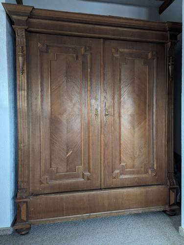 Kleiderschrank eiche alt - kleiderschrank,