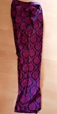Schicke Glanzhose gemustert Gr. 38
