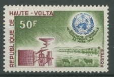 Obervolta 1964 Welttag der Meteorologie Barograph 145 postfrisch