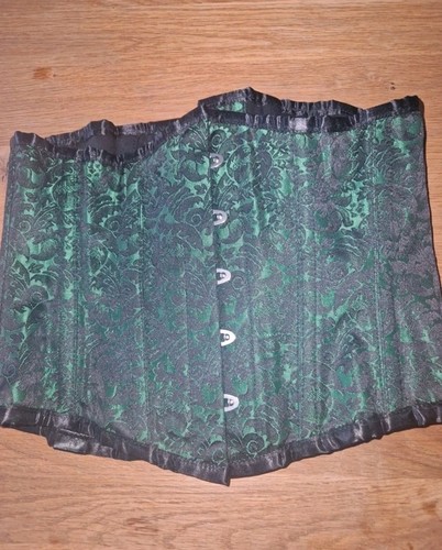 Gothic korsett brokat - gothic,