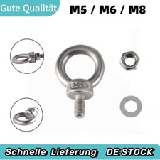 6/8 Stück  Ringschrauben DIN