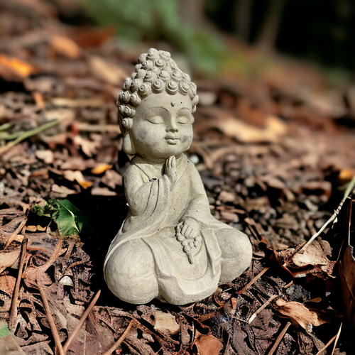 Liebenswerter gartenmönch - gartenmönch,