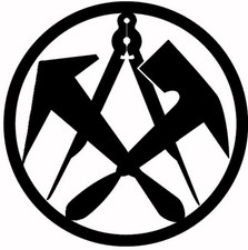 Dachdecker das zunftzeichen - dachdecker,
