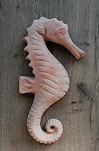 Seepferd 47cm terracotta - seepferd,