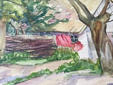 ANTIKES AQUARELL VON 1922