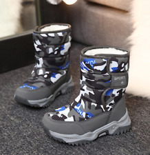 Jungen Mädchen Kinder Winter Stiefel Stiefeletten Winter Warm Schuhe Snow NEU