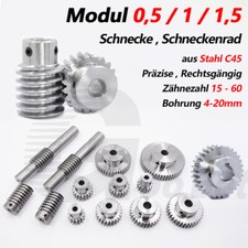 Modul 0,5 1 1,5 Schneckenrad