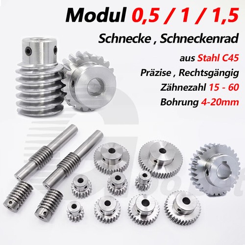 Schneckenrad aus stahl c45 - schneckenrad,