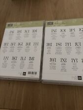 Nagelneues Stampin Up Stempelset, Anlässe Alphabet