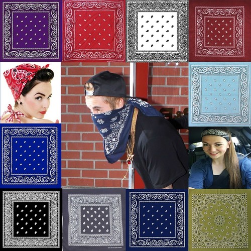 100 baumwolle paisley bandana - 100%,