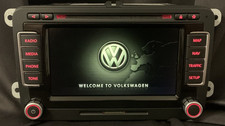VW RNS 510 Volkswagen Navi Radio V17 Navigation mit CODE Teildefekt 1T0035680C
