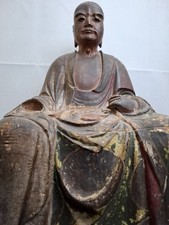 Große Holzfigur Buddha