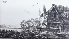 Radierung Rembrandt, Maison