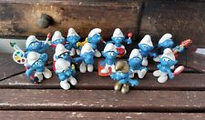 15x Schlümpfe Schlumpf Figuren Set Schleich Peyo  Bully Smurf 70er 80er Retro