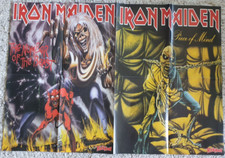 IRON MAIDEN VINTAGE 80's -2x