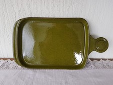 Keramik Kuchenplatte Moosgrün