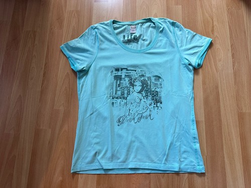 Türkis farbiges shirt m - farbiges, t-shirt