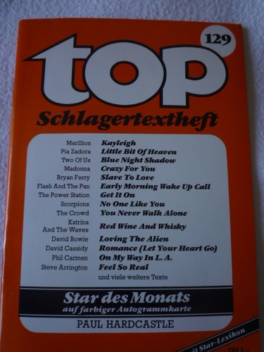 Top schlagertextheft 129 - top,
