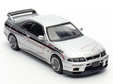 NISSAN Skyline GT-R (R33) - Mines  - silver - Inno 1:64