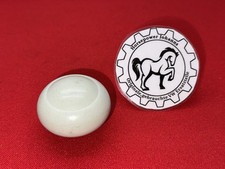 Original VW Käfer Schaltknauf Silberbeige Bus T1 Karmann Ghia Schalthebel  Griff