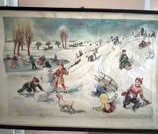 DDR Rollkarte Lehrtafel