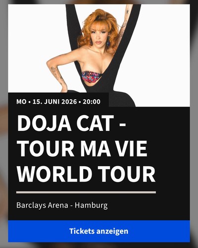 Doja cat konzert ticket - doja,