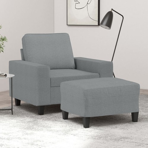 Sessel mit hocker - mit,