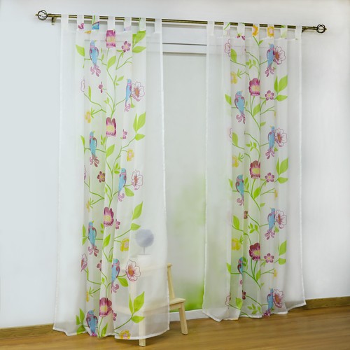 1er transparent gardinen - transparent,