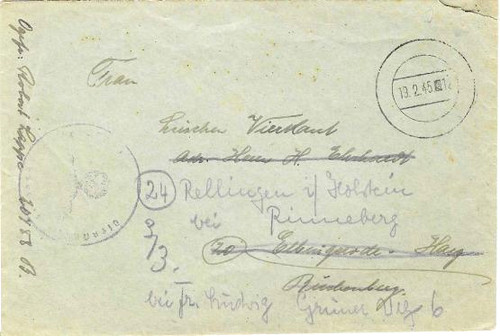 Später feldpostbrief 45 - später, 19.2.45