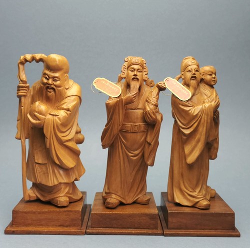 China 3er set geschnitzte - vr,