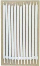 Schlanke Geburtstagskerzen 14 cm Farbauswahl Kuchenkerzen