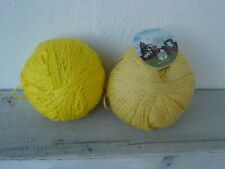 LANA GROSSA Filatura di Crosa MAKO 100 g 100% Baumwolle mercerisiert gelb maisg.